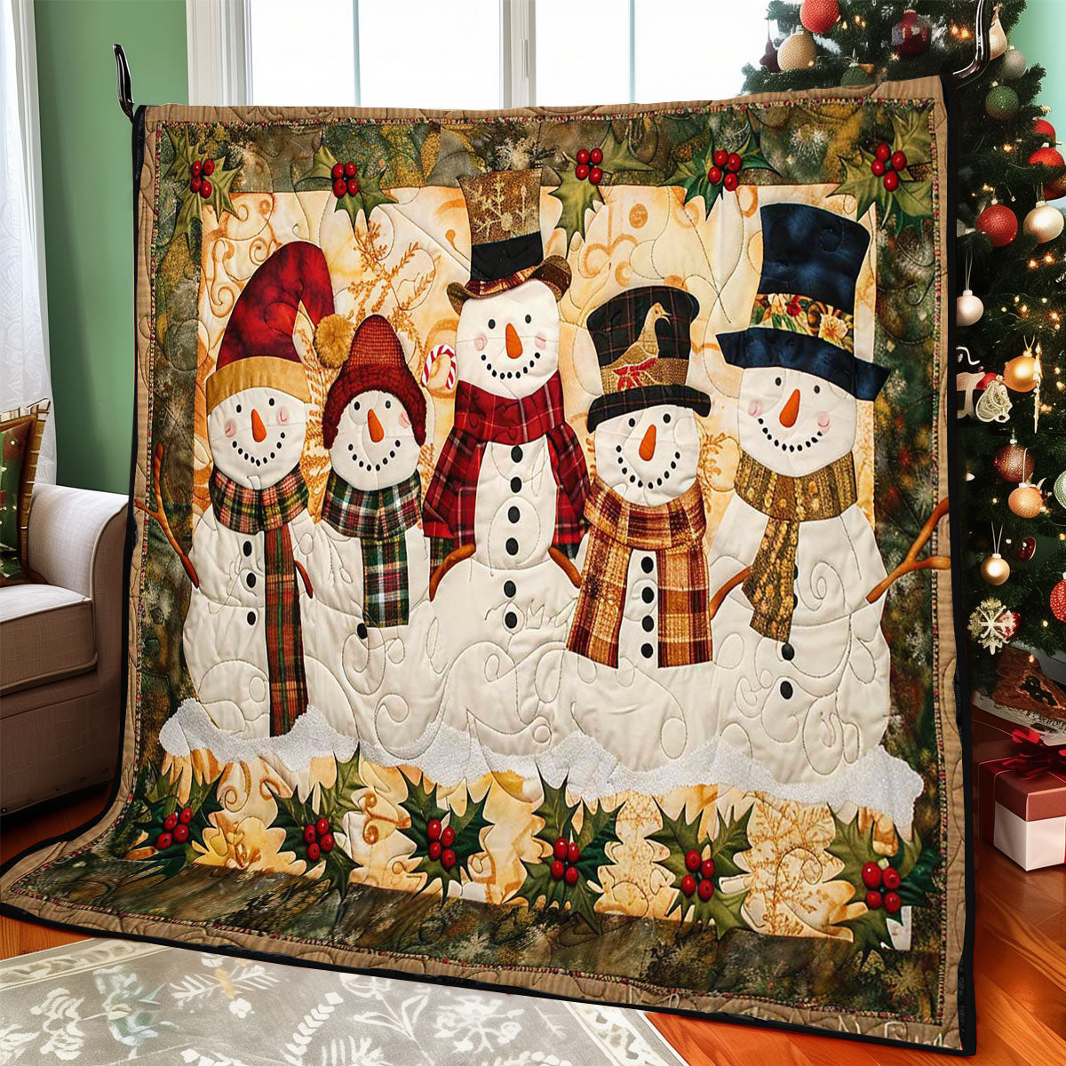 Snowman WJ2108022CL Quilt