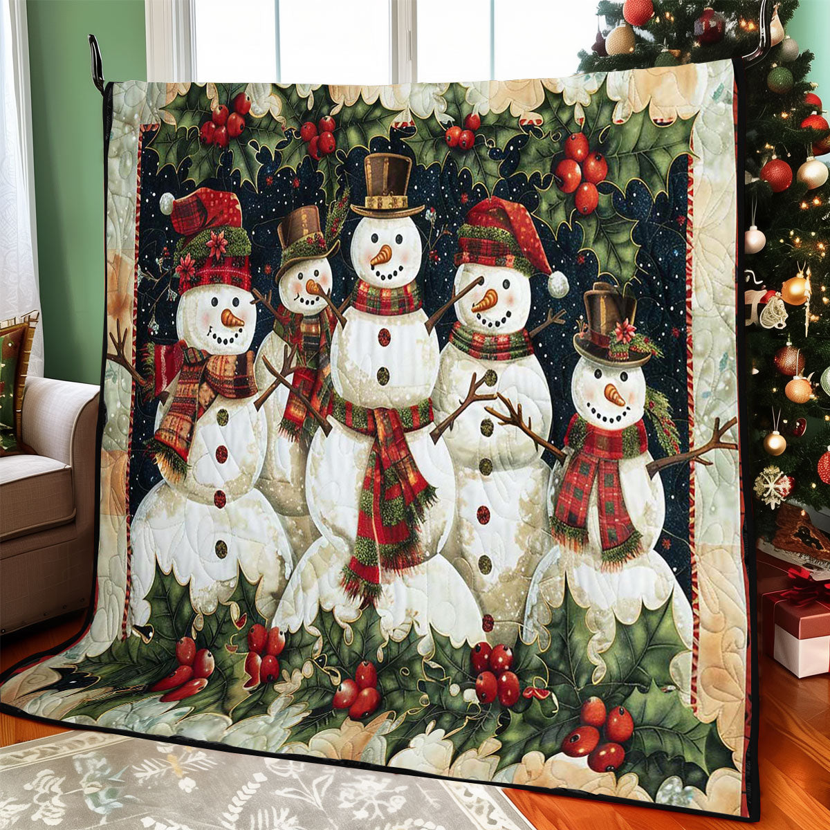 Snowman WJ3008025CL Quilt