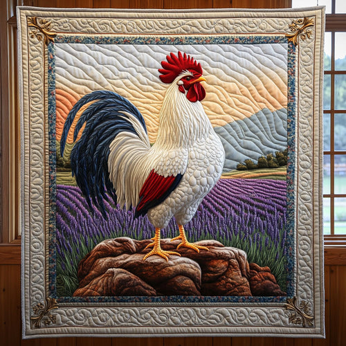Charming Rooster CP0808060CL Quilt