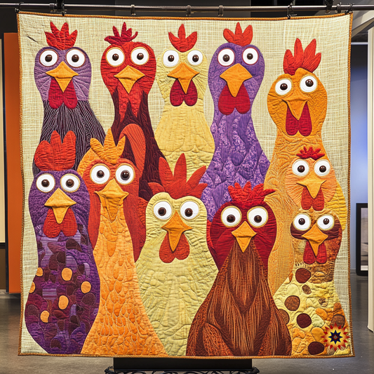 Chicken Gang WU1212004CL Quilt