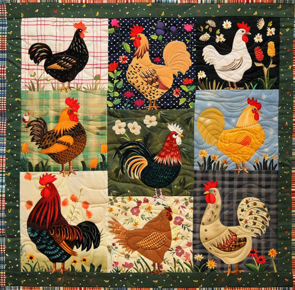 Chicken Lovers XR2806005CL Quilt