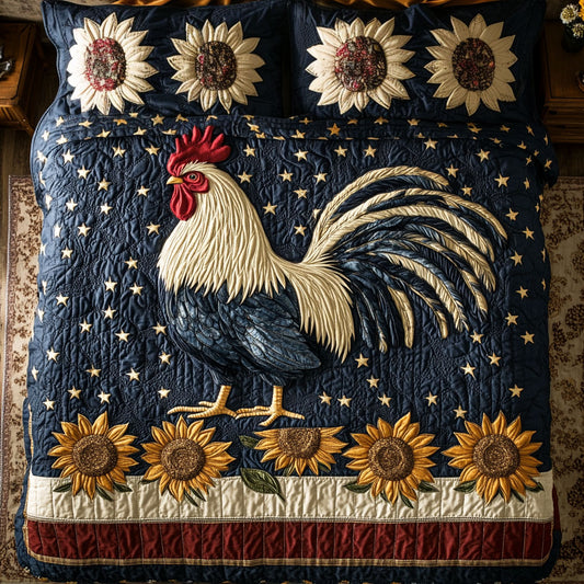 Chicken Sunflower WX1303083CL Duvet Cover Set