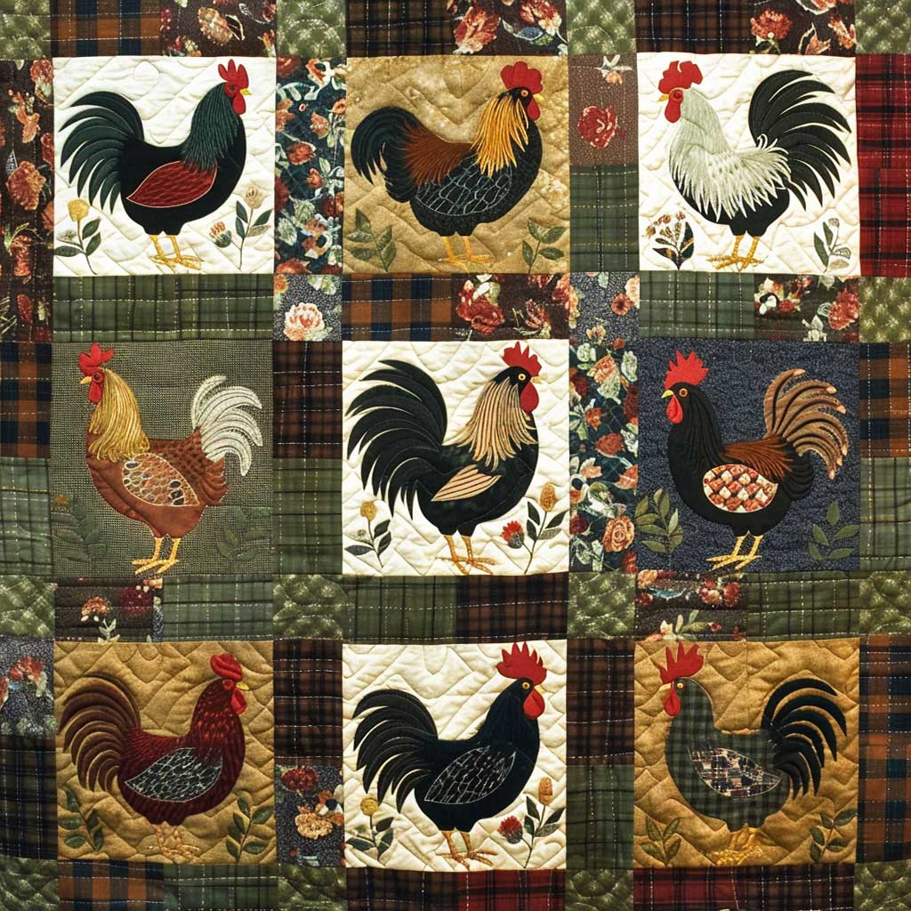 Chicken WJ0407005CL Quilt