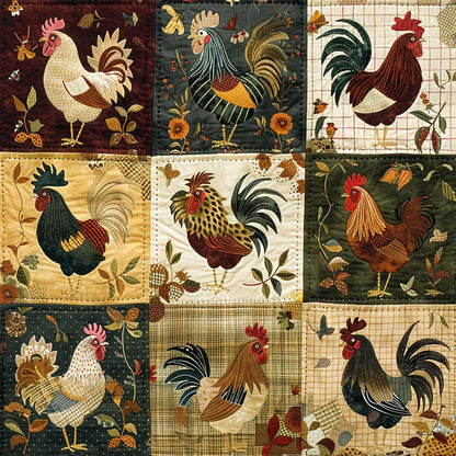 Chicken WJ0407007CL Quilt