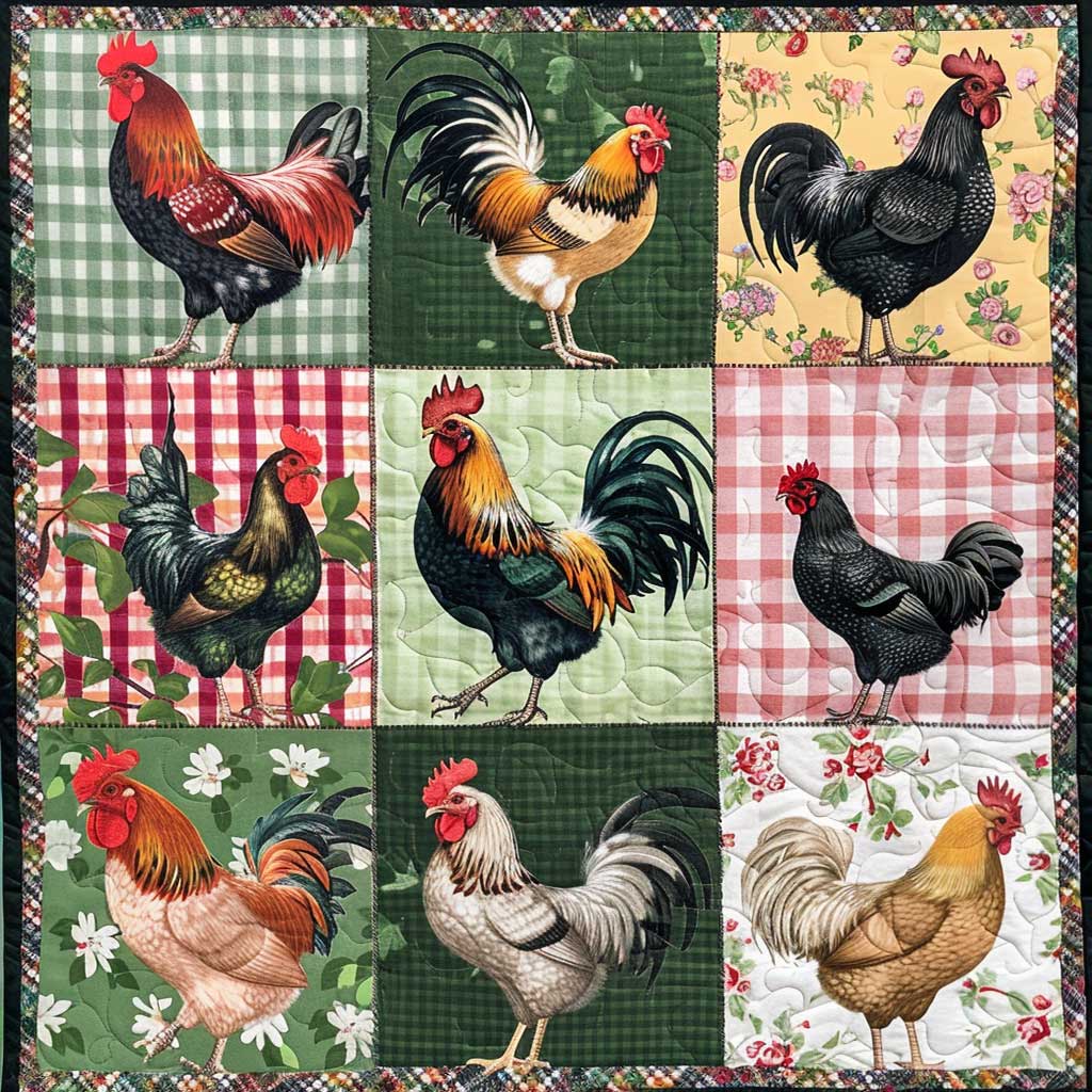 Chicken WJ0607006CL Quilt