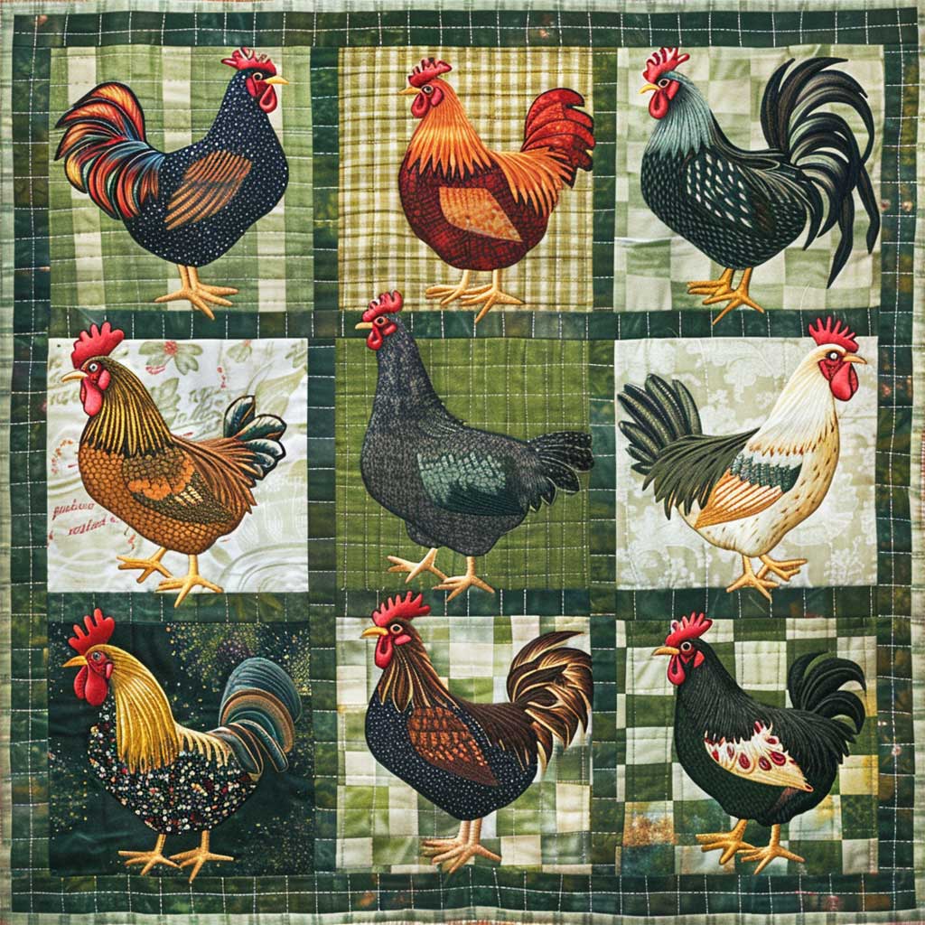 Chicken WJ0607008CL Quilt