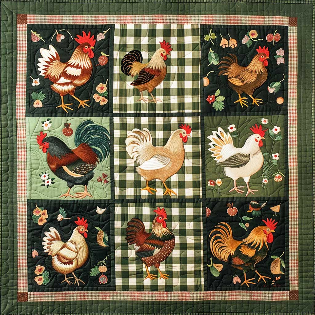 Chicken WJ0607011CL Quilt