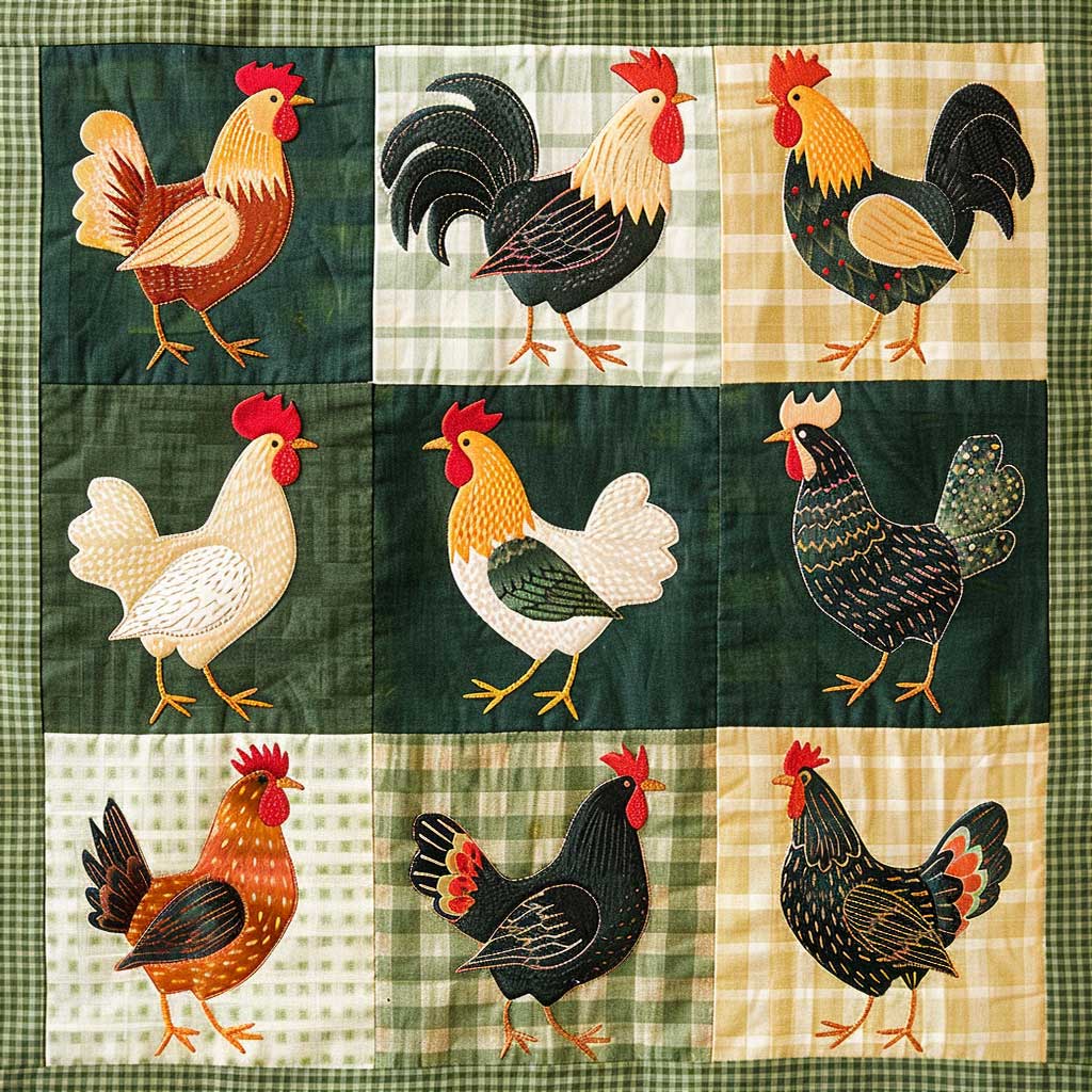 Chicken WJ0607013CL Quilt