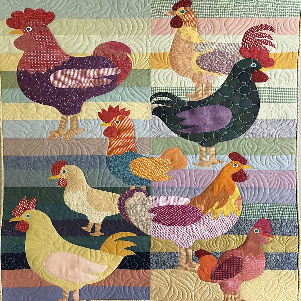 Chicken WJ1307005CL Quilt