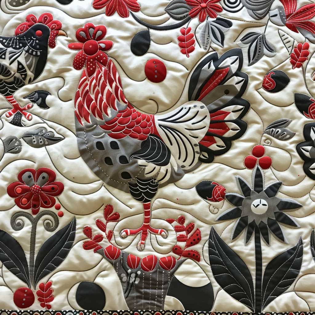 Chicken WJ1506011CL Quilt