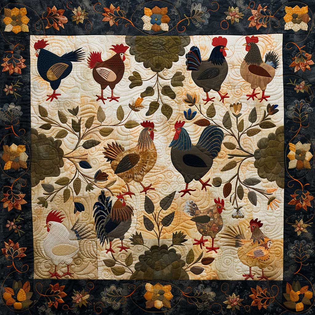 Chicken WJ1506012CL Quilt