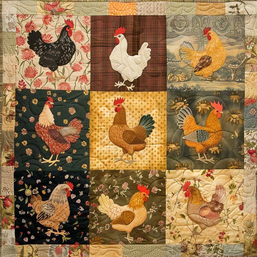 Chicken WJ1807007CL Quilt