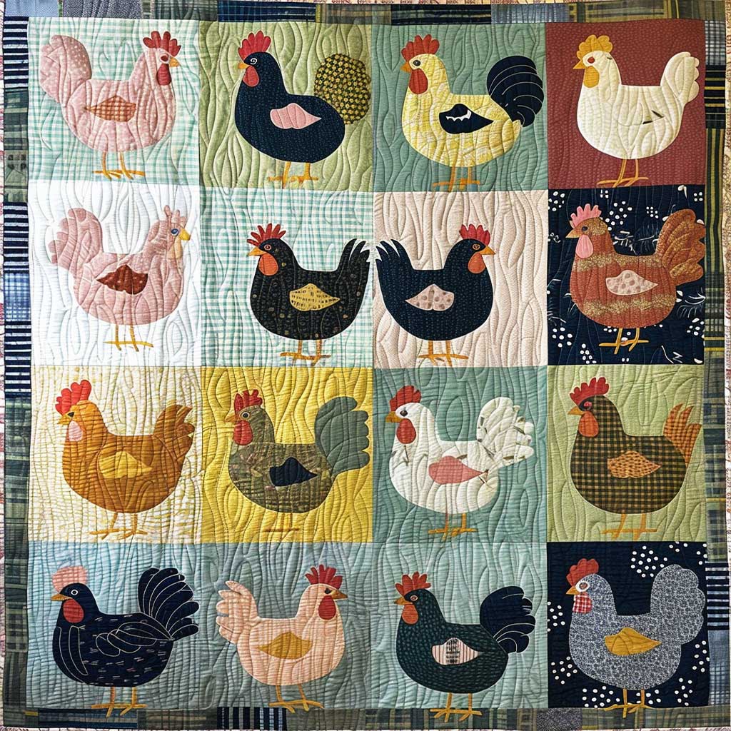 Chicken WJ1907016CL Quilt