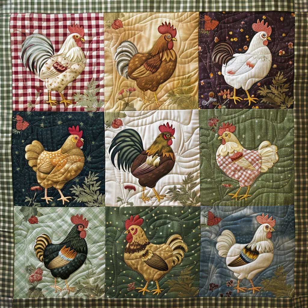 Chicken WJ2207023CL Quilt