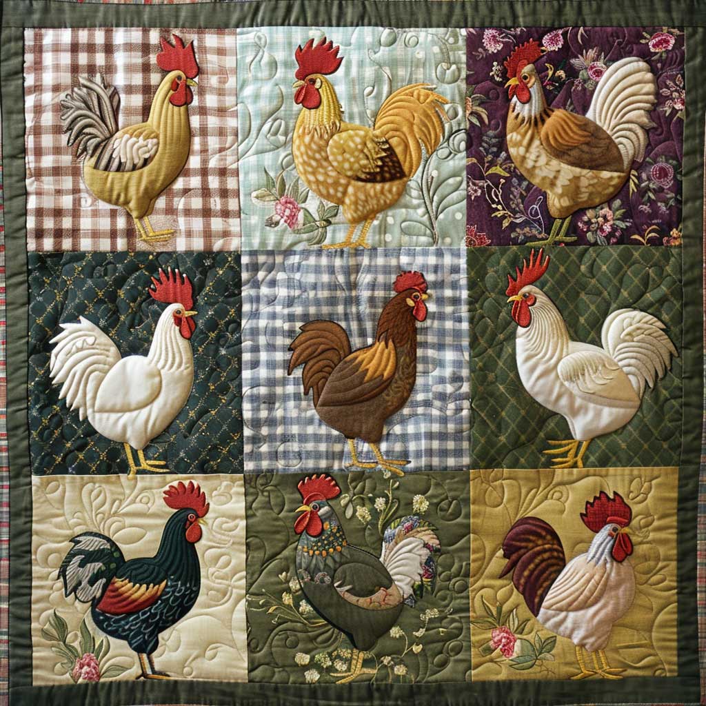 Chicken WJ2307012CL Quilt