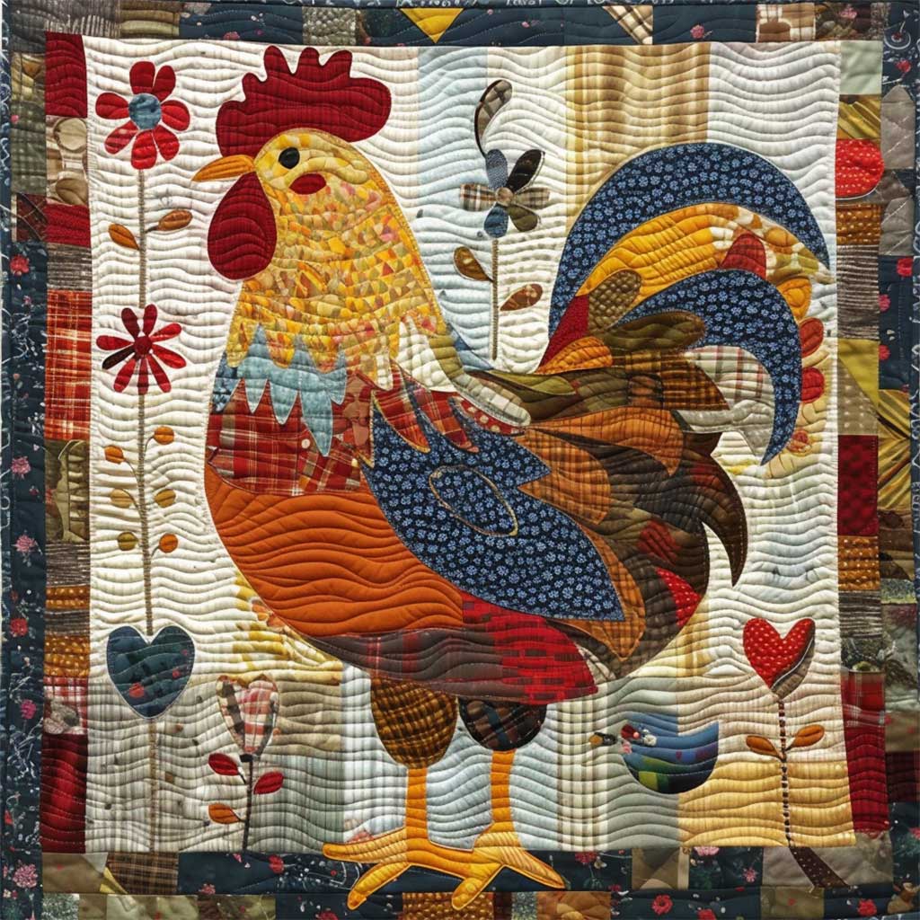 Chicken WJ237009CL Quilt