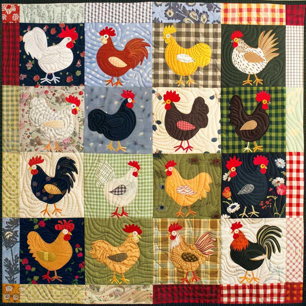 Chicken WJ2606007CL Quilt