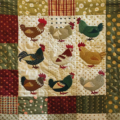 Chicken WJ3007017CL Quilt