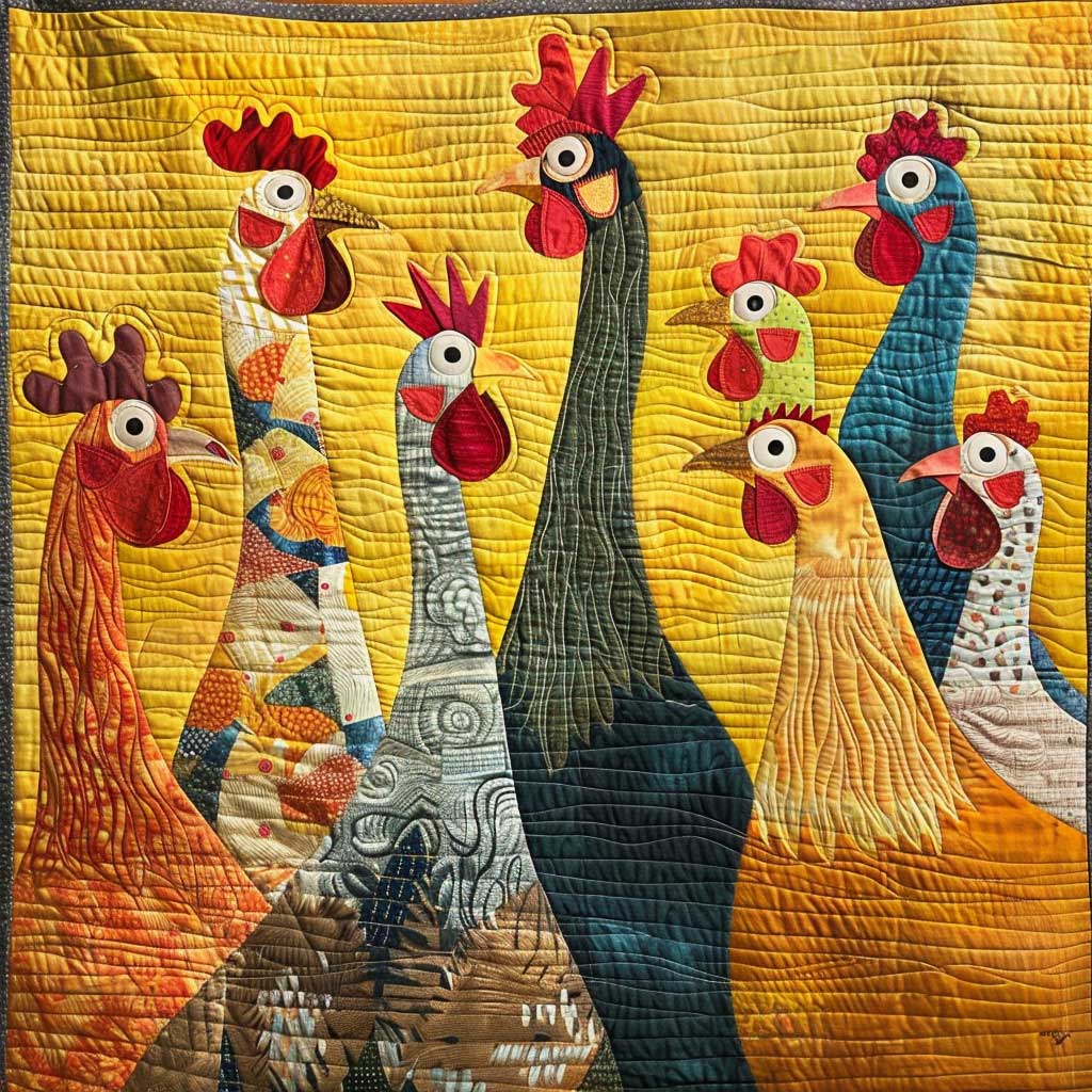 Chicken WJ3007021CL Quilt