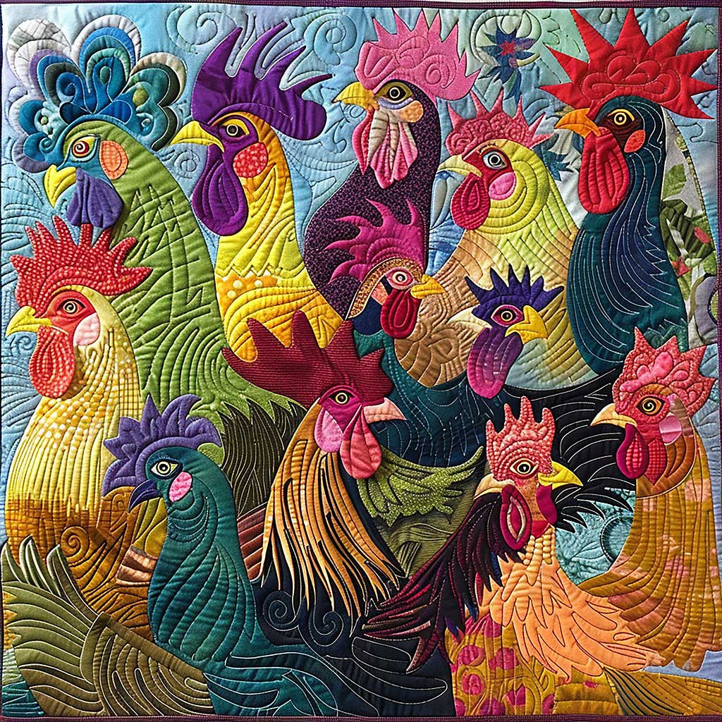 Chickens WM2407006CL Quilt