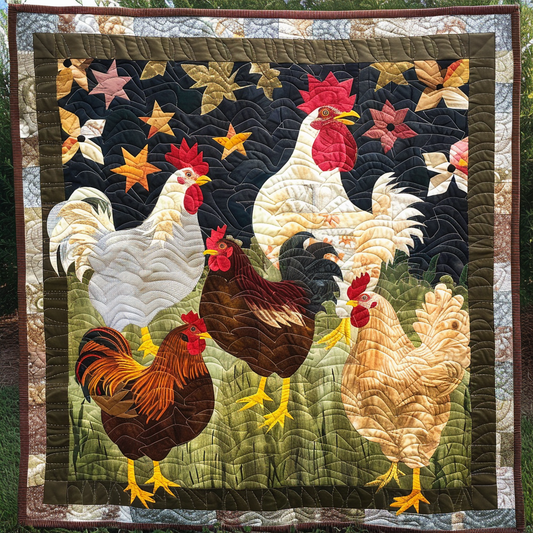 Chickens XR3105013CL Quilt