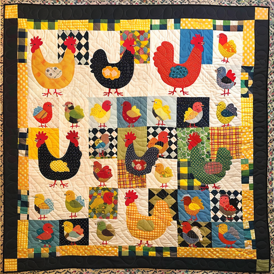 Chickens XR3105019CL Quilt