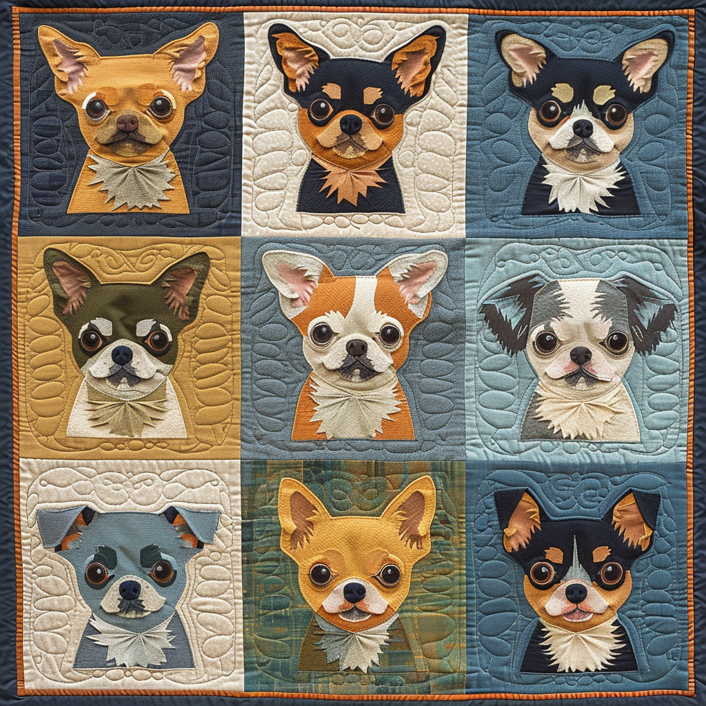 Chihuahua Lovers XR1206010CL Quilt