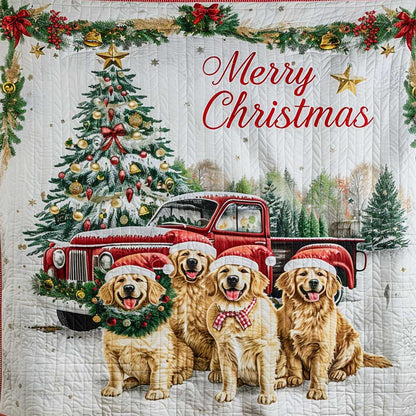 Christmas Dog WJ3107011CL Quilt