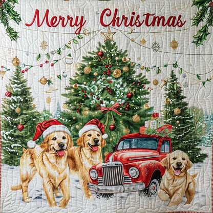 Christmas Dog WJ3107014CL Quilt