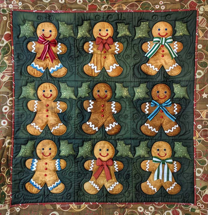Christmas Gingerbreads XR2008007CL Quilt