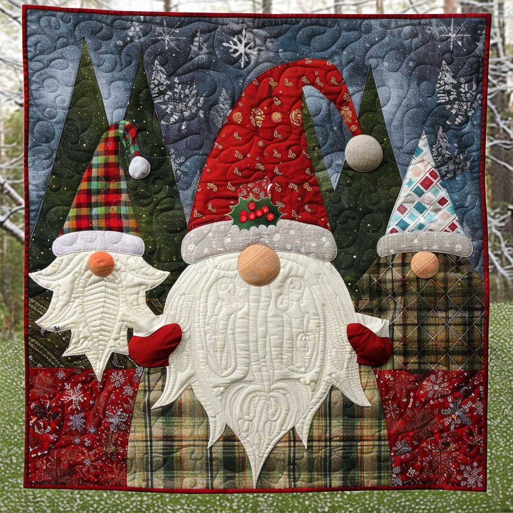 Christmas Gnome XR0406006CL Quilt