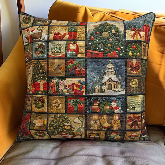 Christmas Happiness WN2607044CL Quilt Pillow Case