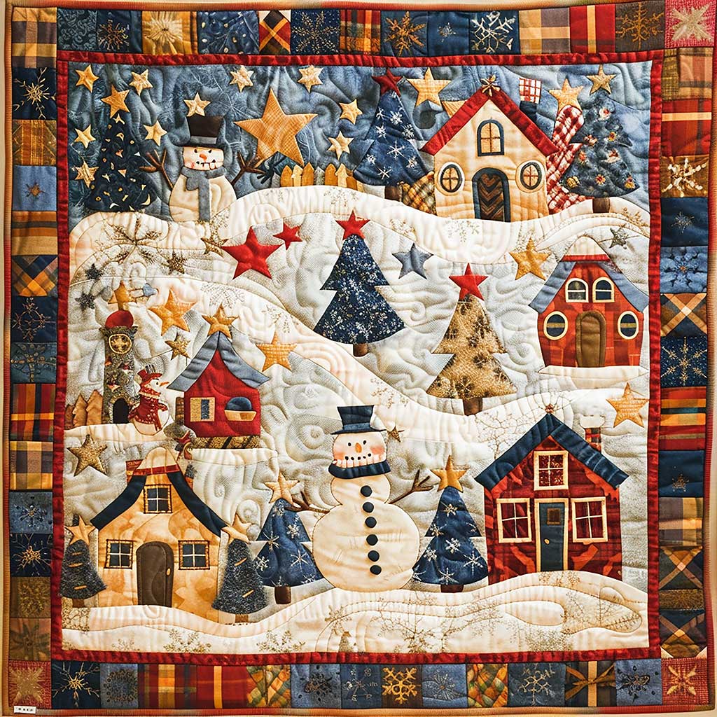 Christmas Snowman WJ1906012CL Quilt