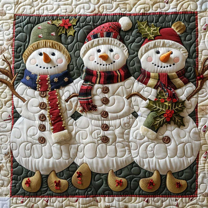 Christmas Snowmans XR1508036CL Quilt