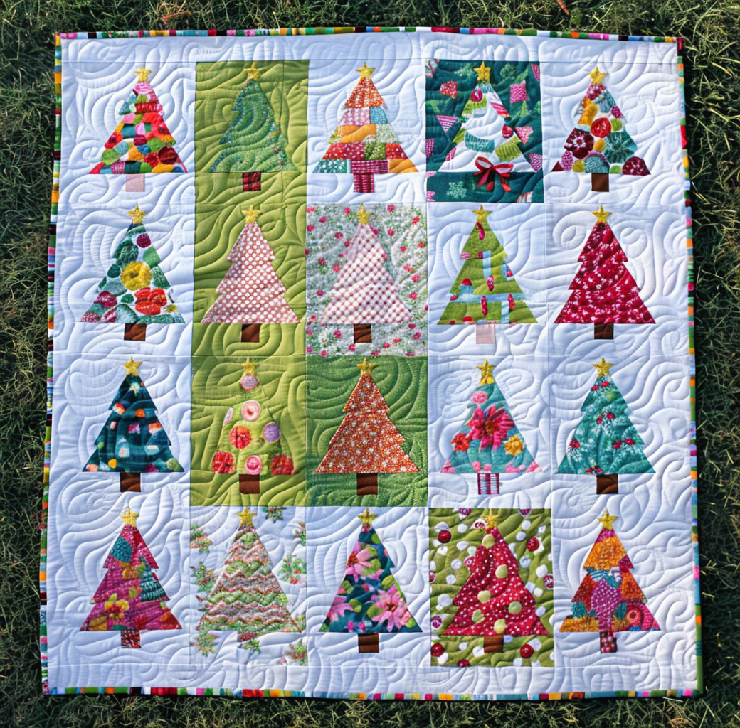 Christmas Tree WJ1006007CL Quilt