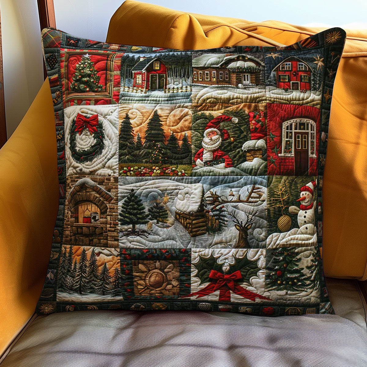 Christmas Warmth WN2607047CL Quilt Pillow Case