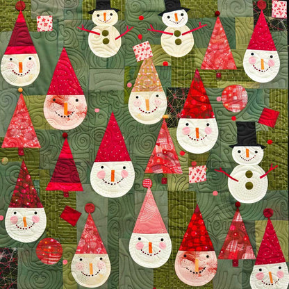 Cloudy Snowman WM2507001CL Quilt