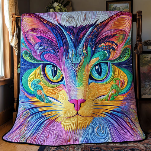 Colorful Cat YR0302035CL Quilt