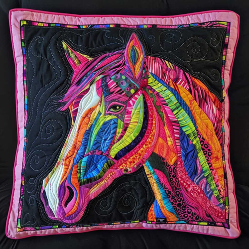 Colorful Horse XR2407024CL Quilt Pillow Case