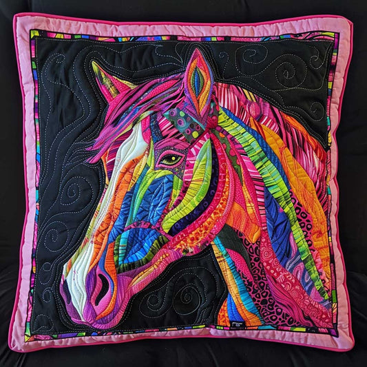 Colorful Horse XR2407024CL Quilt Pillow Case