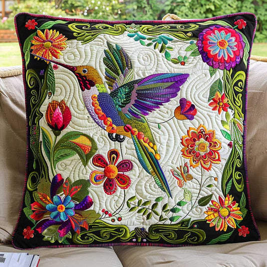 Colorful Hummingbird XR2407013CL Quilt Pillow Case