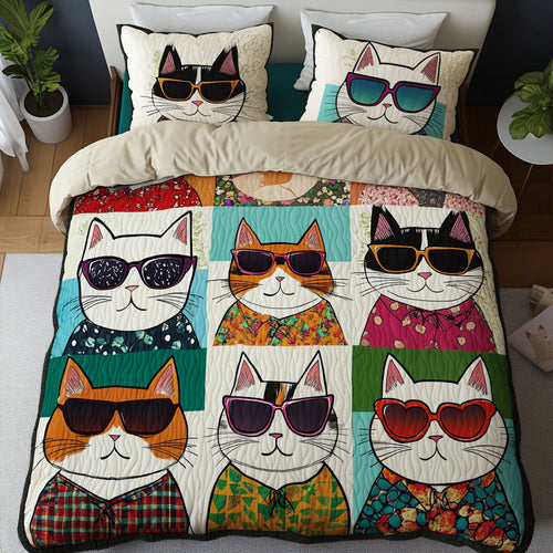Cool Cat Trendy Tails WU0703053CL Duvet Cover Set
