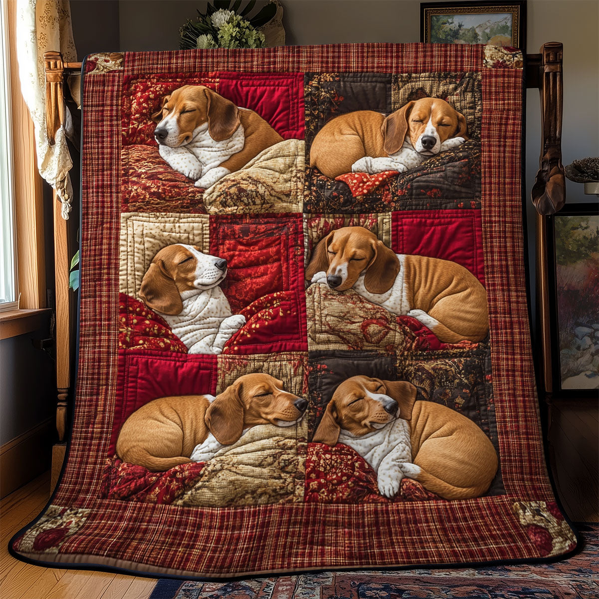 Corgi Nap Haven YR0802038CL Quilt