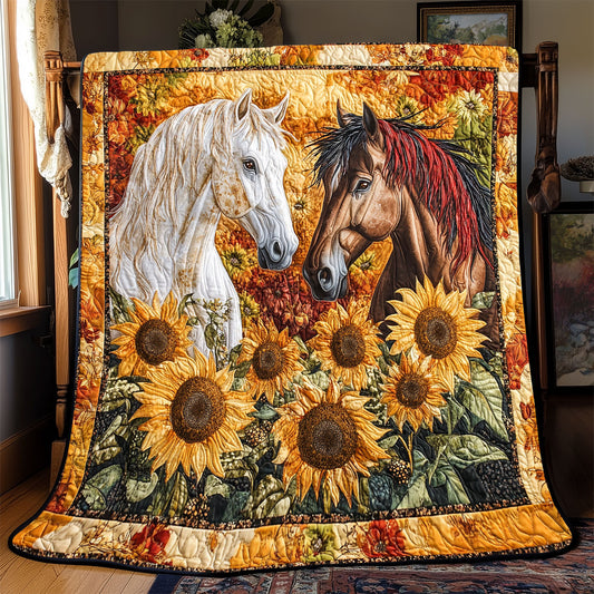 Couple Horse WX0603090CL Quilt