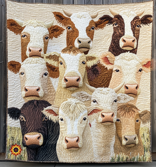 Cow Moo WU1312016CL Quilt