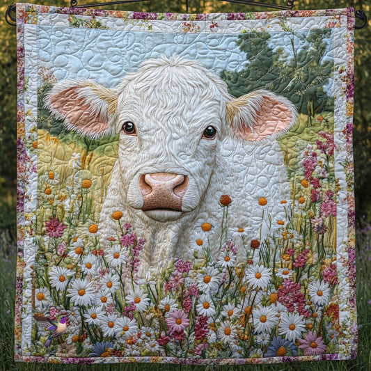 Cow Spring Time WU2112027CL Quilt