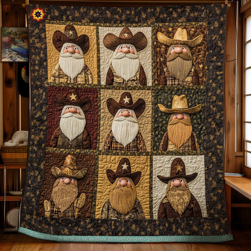 Cowboy Gnome WU1312025CL Quilt