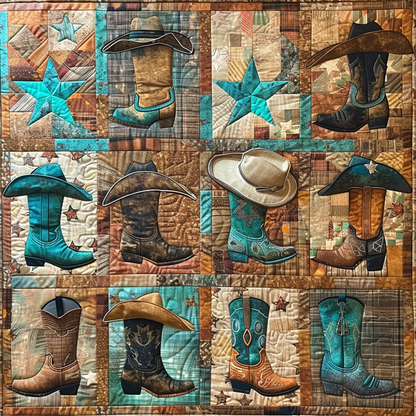 Cowboy Hats And Boots XR1306001CL Quilt