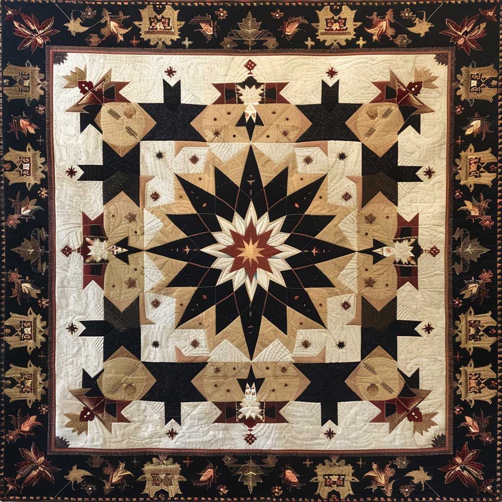 Cowboy Inspired Star WJ0107006CL Quilt