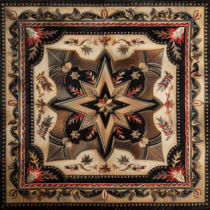 Cowboy Inspired Star WJ1007006CL Quilt